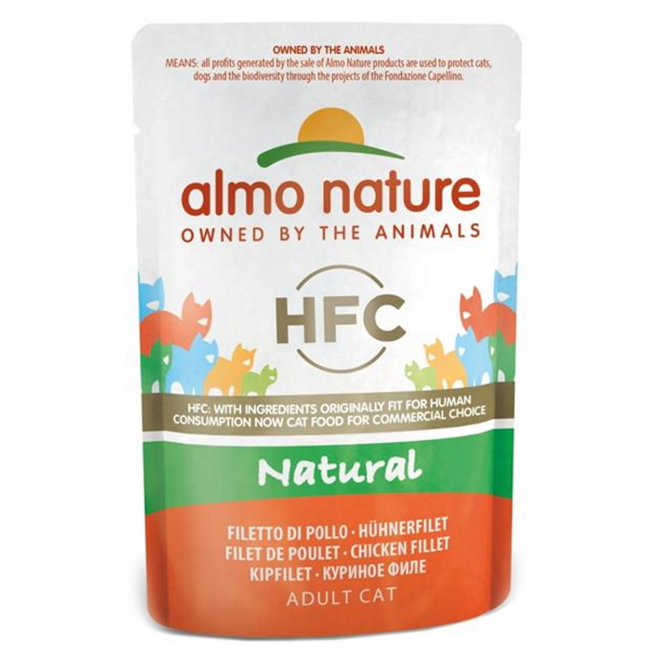 E-shop Almo Cat Nature Classic kapsa kuřecí fillet 55 g