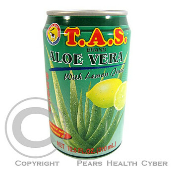 Aloe Vera přírodní šťáva příchuť citron + vit.C plech 310ml