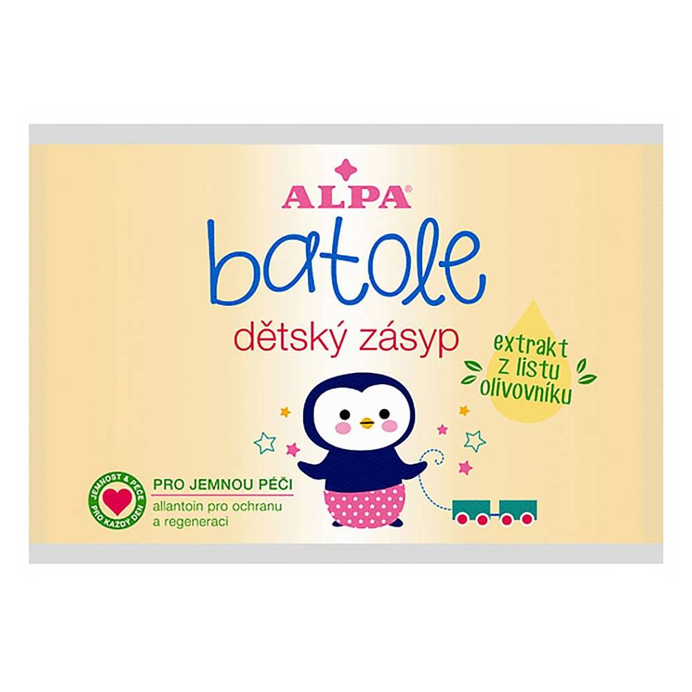 E-shop ALPA Batole dětský zásyp s extraktem olivovníku sáček 100 g