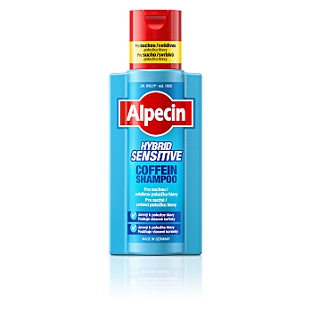 ALPECIN Hybrid sensitive kofeinový šampon 250 ml (Šampony proti padání vlasů) - Čistící