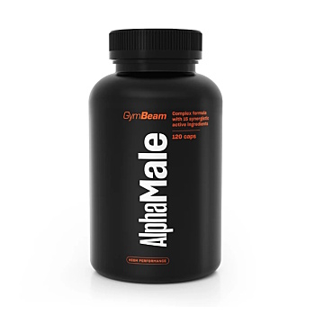 GYMBEAM Alpha male testo booster 120 kapslí (Před tréninkem)