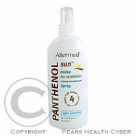 ALTERMED Panthenol Sun OF 4 mléko spr.Beta karoten
