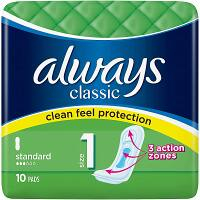 ALWAYS Classic Standard Hygienické vložky 10 ks
