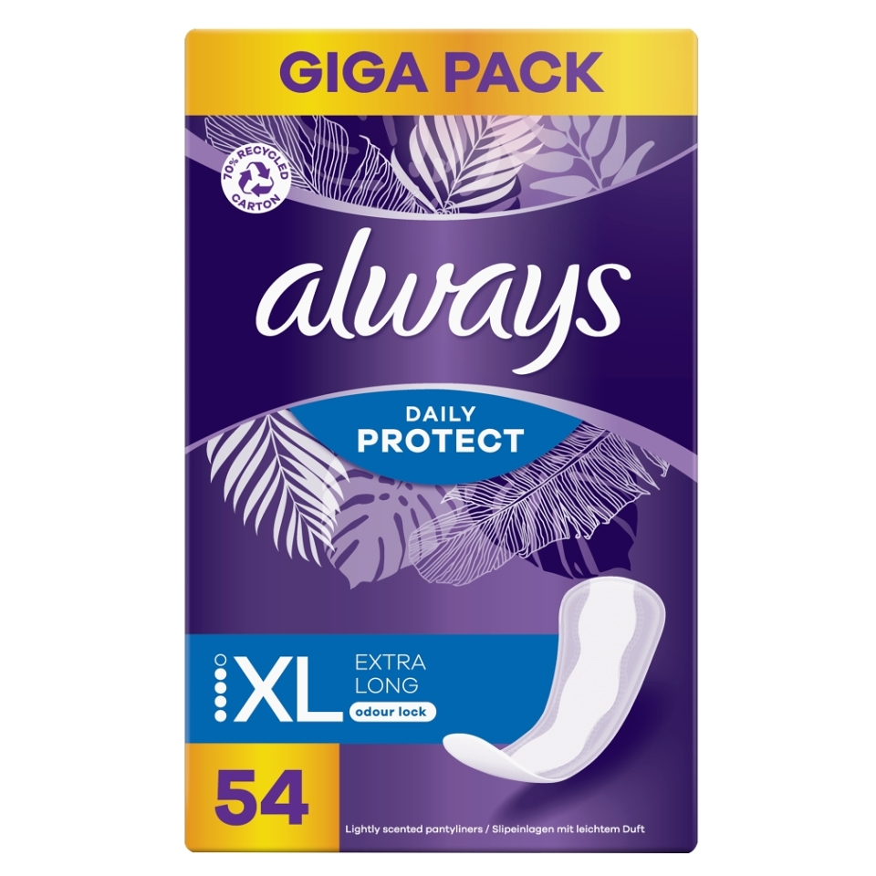 ALWAYS Intimky Daily Protect Extra Long 54 kusů