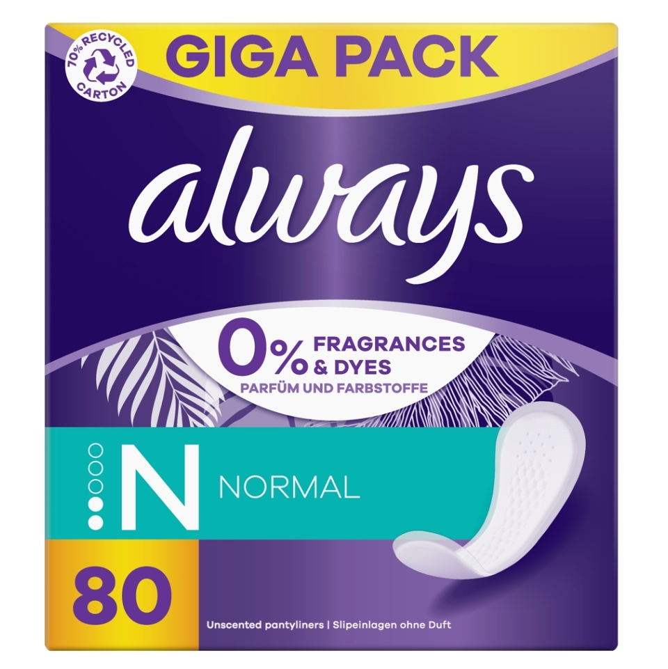 ALWAYS Intimky Normal Fresh Protection 80 kusů