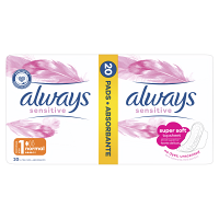 ALWAYS Ultra Sensitive Normal vel.1 Hygienické vložky 20 kusů