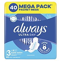 ALWAYS Ultra Day Hygienické vložky Super Extra 40 kusů