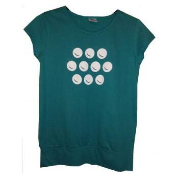 AMALTHEA Dámské triko módní tyrkysové barvy velikost L