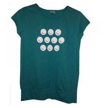 AMALTHEA Dámské triko módní tyrkysové barvy velikost XL