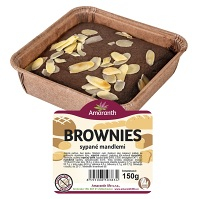 AMARANTH Bezlepkové brownies sypaný mandlemi 150 g