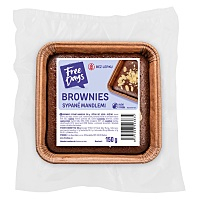 FREE DAYS Bezlepkové brownies sypaný mandlemi 150 g