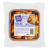 FREE DAYS Bezlepkový koláč třený s malinovou náplní a drobenkou 180 g