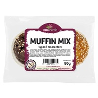 AMARANTH Bezlepkový muffin mix sypaný amarantem 2 kusy