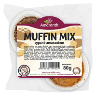 AMARANTH Bezlepkový muffin mix sypaný amarantem 2 kusy