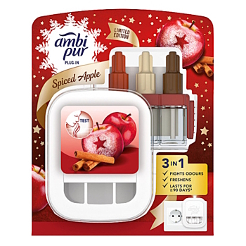 AMBI PUR 3Volution osvěžovač vzduchu startovací sada Spiced Apple 20ml (Elektrické osvěžovače a náplně)