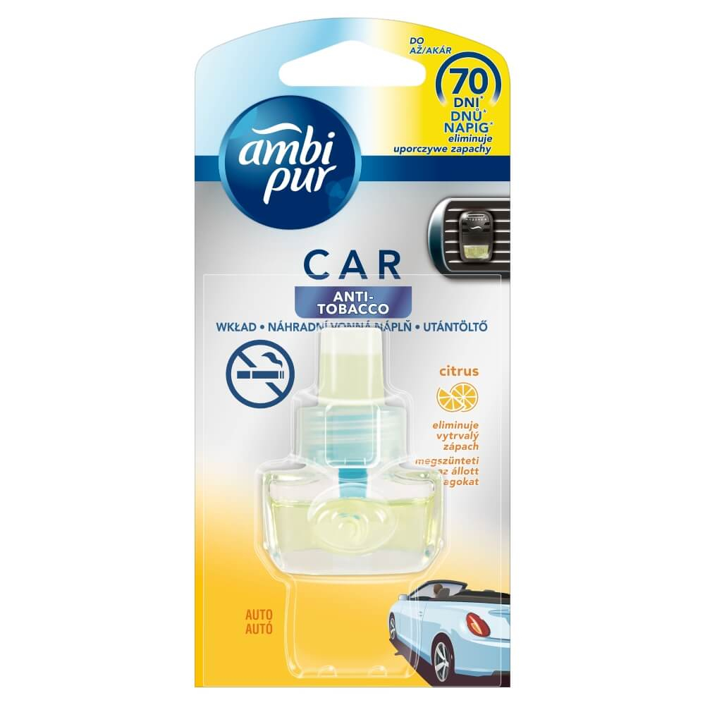 Ambi Pur Car Anti Tobacco náplň 60dní 7ml