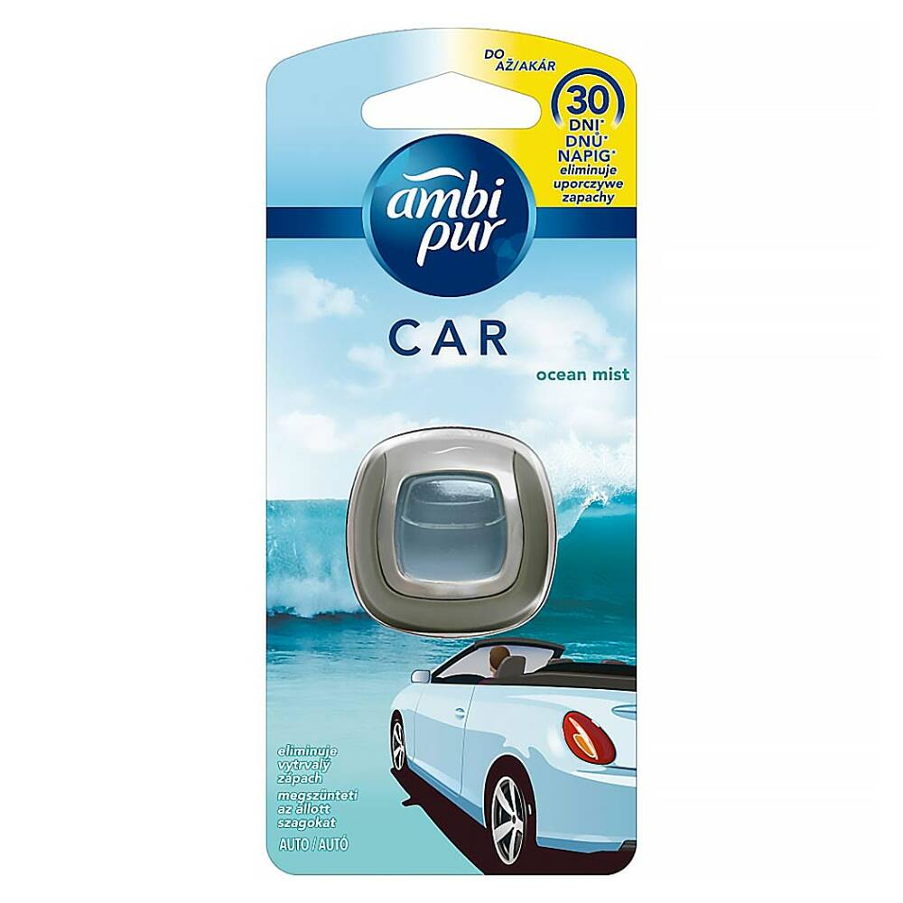 Levně AMBI PUR Car Ocean Mist připínací osvěžovač vzduchu do auta 2 ml
