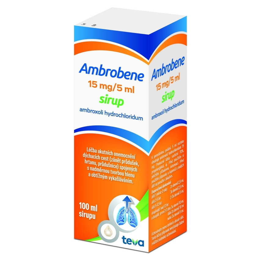 Levně AMBROBENE 15 mg/5 ml sirup 100 ml