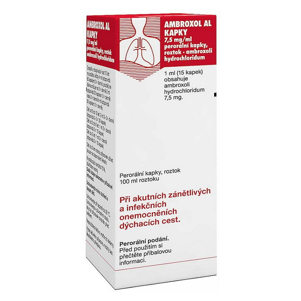 Levně AMBROXOL AL Kapky 750 mg 100 ml