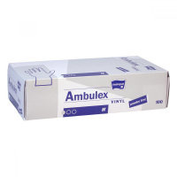 MATOPAT Ambulex Vinyl rukavice vinylové nepudrované L 100 ks MATOPAT Ambulex Vinyl rukavice vinylové nepudrované L 100 ks
