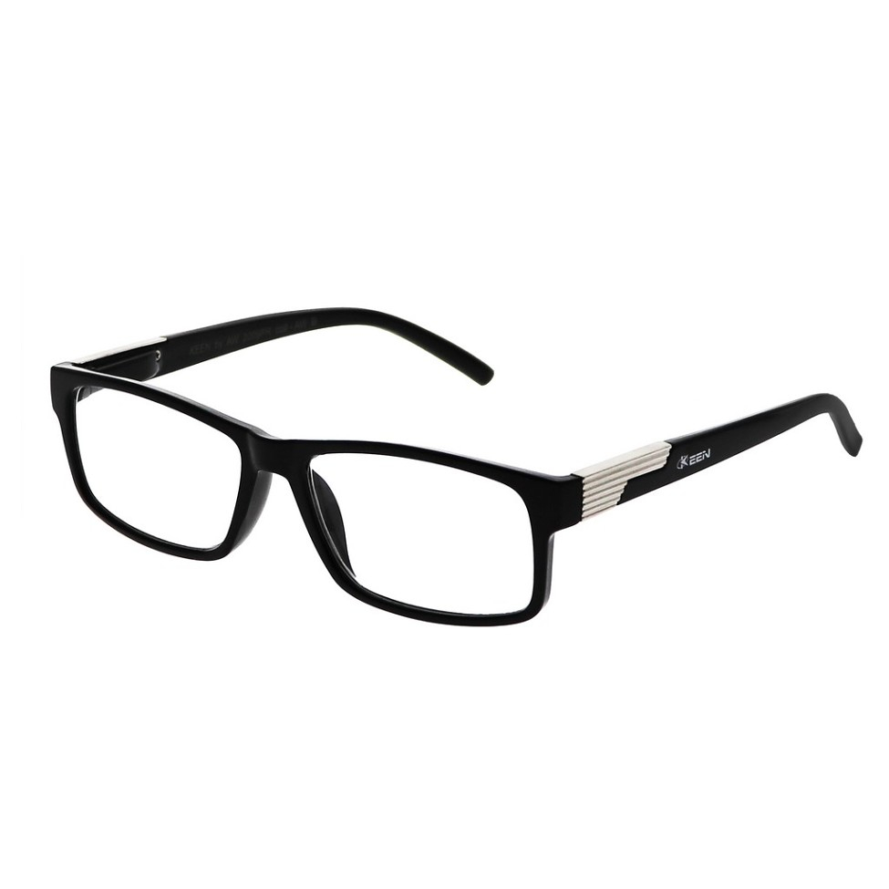 Levně KEEN Čtecí brýle + 1.50 černé s kovovým doplňkem flex, Počet dioptrií: +1,50