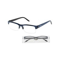 KEEN Čtecí brýle + 2.50 modro-černé s pouzdrem flex, Počet dioptrií: +2,50