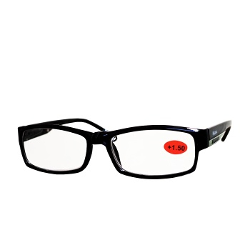 AMERICAN WAY Čtecí brýle Flex černé s kovovým doplňkem +1.50