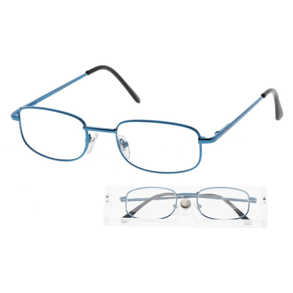 Levně KEEN Čtecí brýle + 2.00 modré v etui, Počet dioptrií: +2,00