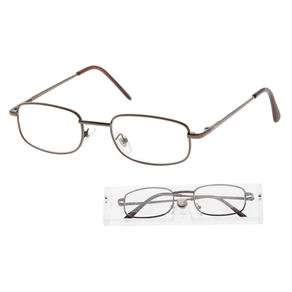 E-shop KEEN Čtecí brýle + 2.50 šedohnědé v etui, Počet dioptrií: +2,50