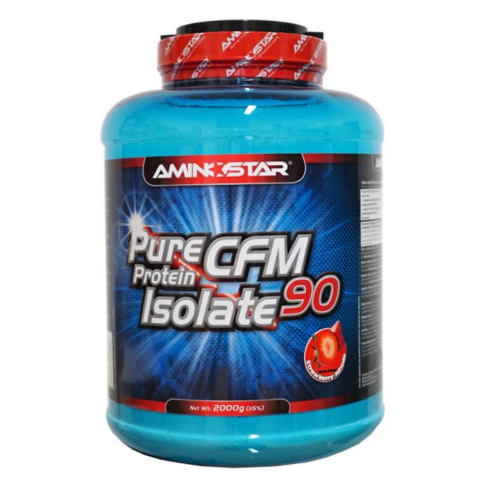 AMINOSTAR Pure CFM protein isolate 90% příchuť jahoda 2000 g