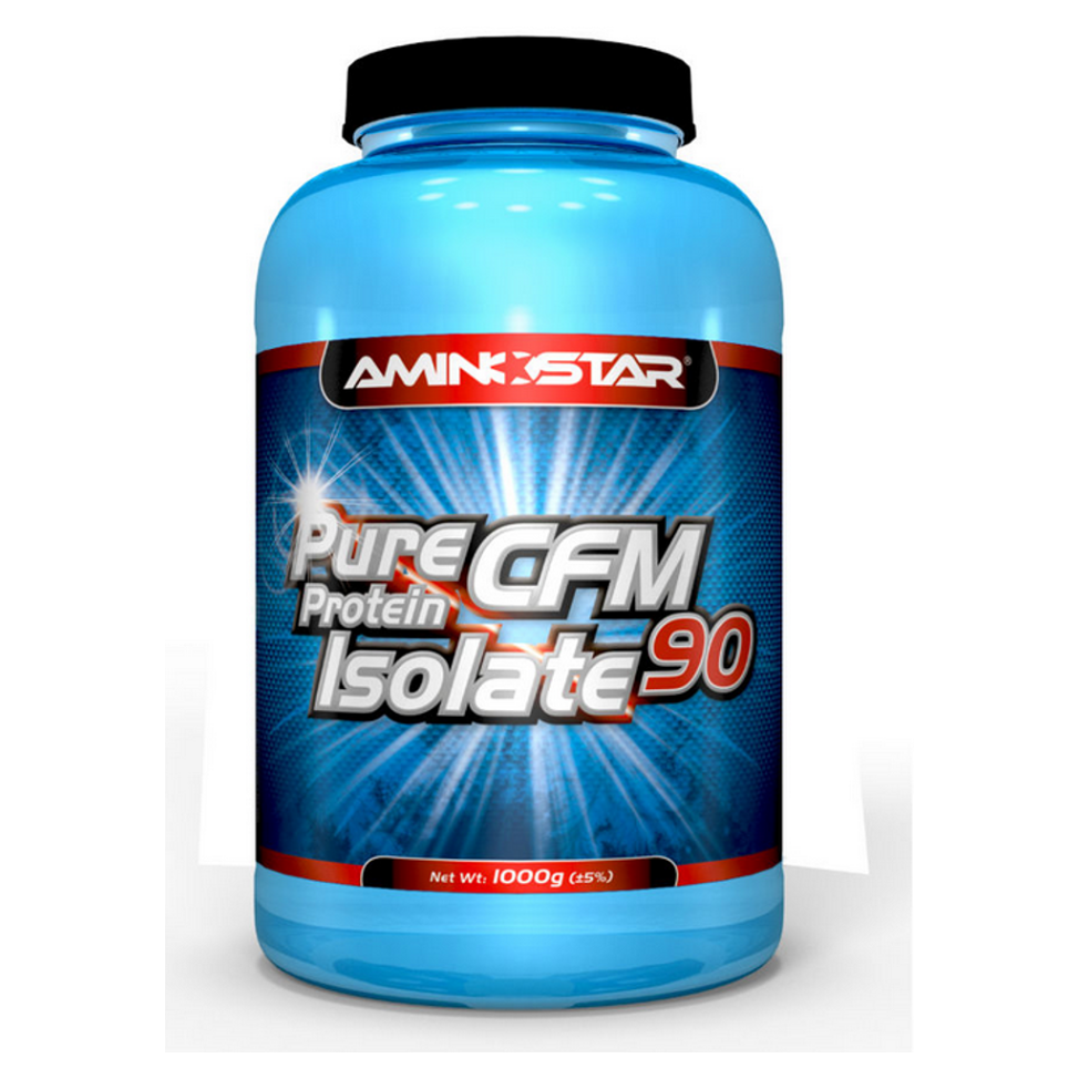 E-shop AMINOSTAR Pure CFM whey protein isolate 90% příchuť jahoda 1000 g