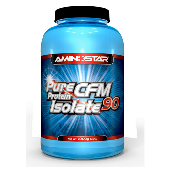 AMINOSTAR Pure CFM whey protein isolate 90% příchuť jahoda 1000 g