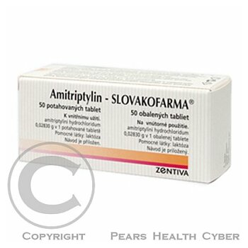 AMITRIPTYLIN-SLOVAKOFARMA  20X28.3MG Potahované tablety