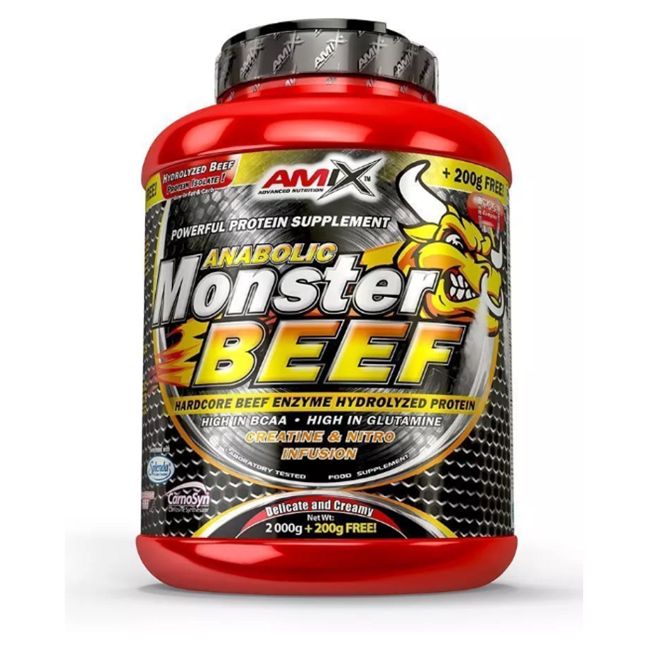 E-shop AMIX Anabolic monster BEEF 90% protein lesní ovoce 2200 g