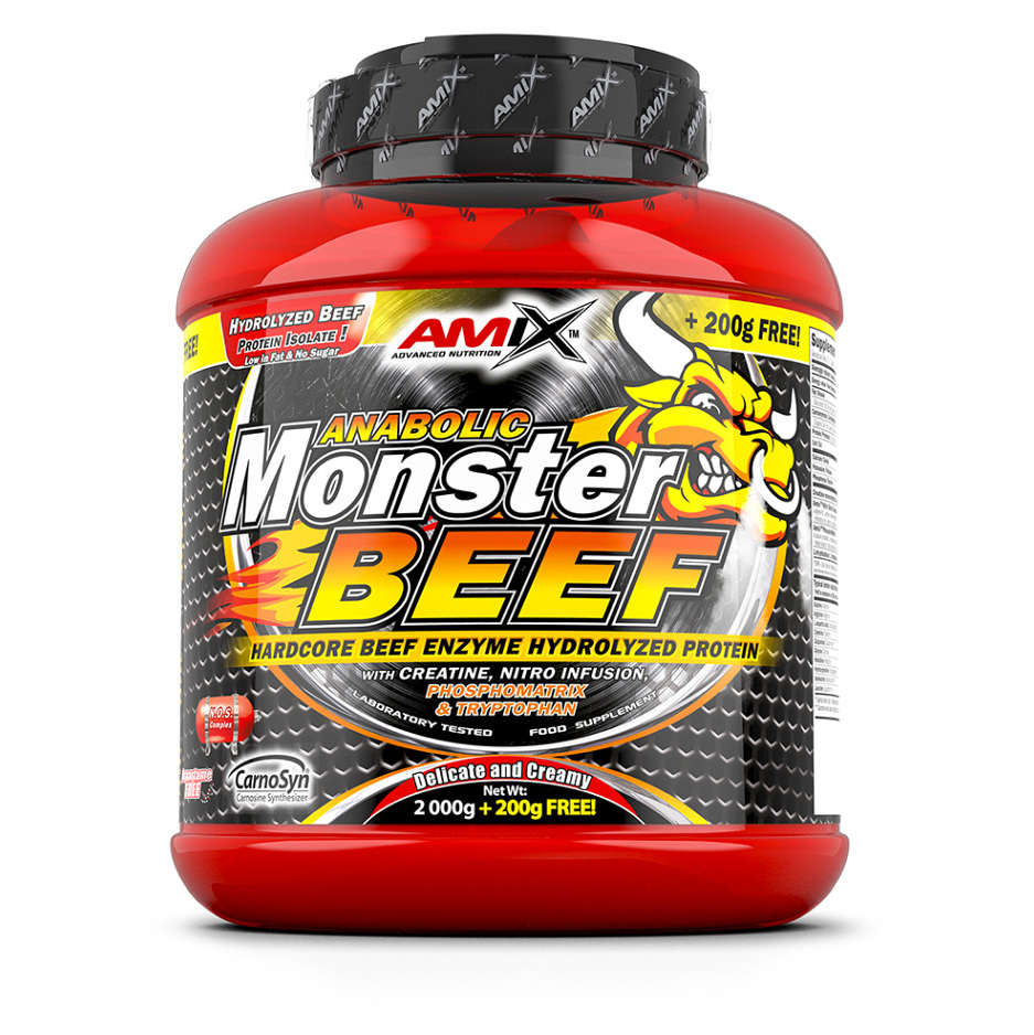 Levně AMIX Anabolic monster BEEF 90% protein čokoláda 2200 g