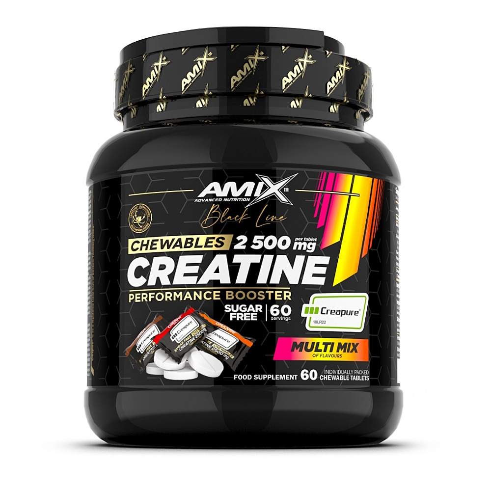 Amix Black Line Creatine Creapure Zero Sugar 2500 mg 60 tbl Multi mix koupíte na Lekarna.cz