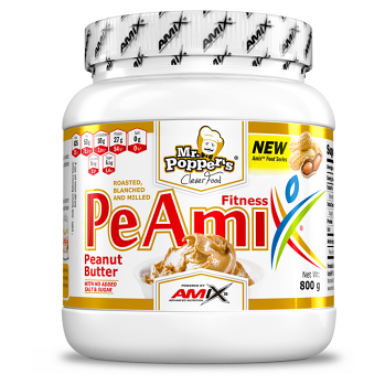 AMIX Mr.Poppers PeAmix fitness arašídový krém 800 g
