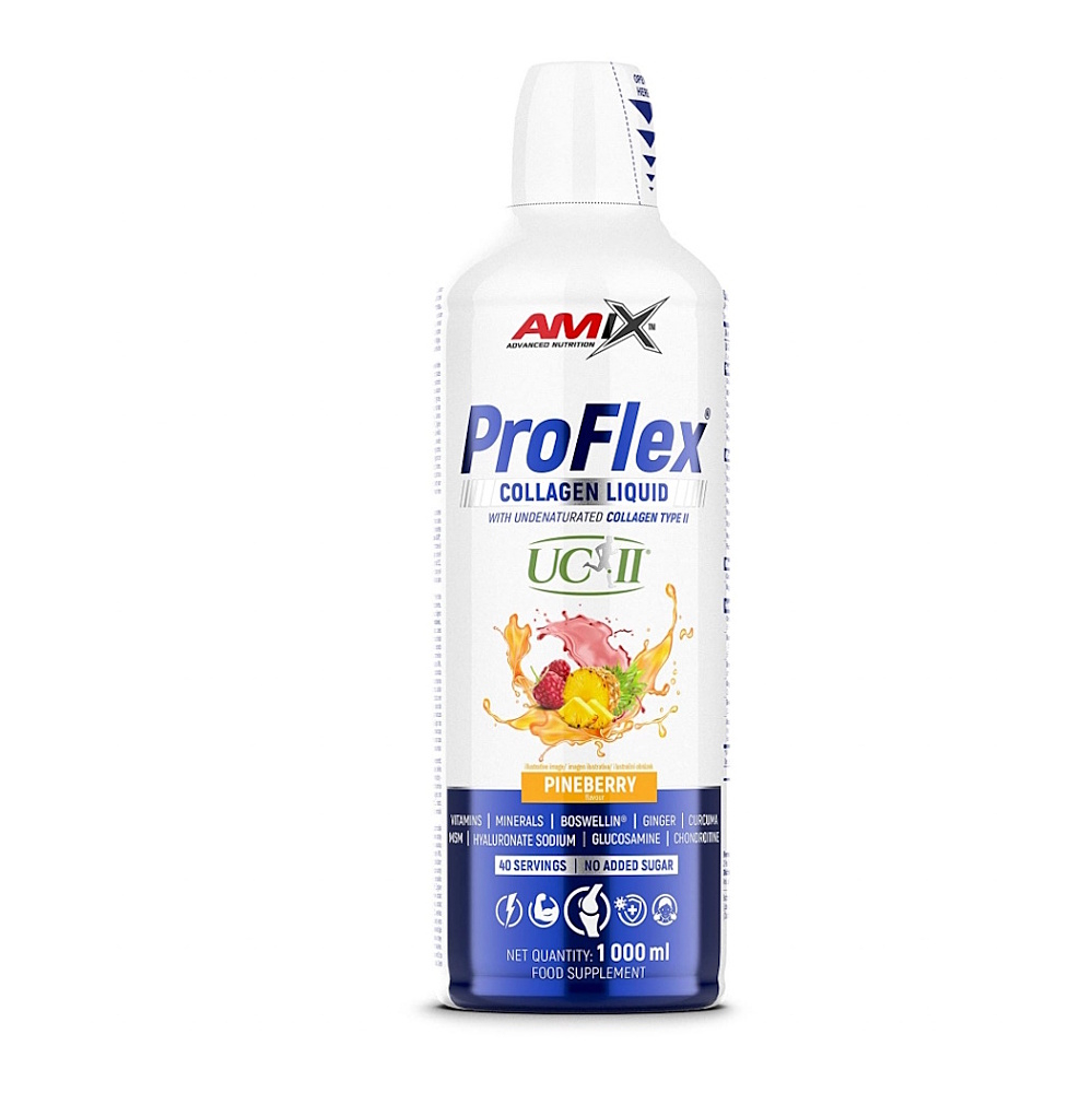 Amix Nutrition ProFlex® Collagen + UC-II® Liquid 1000ml Pineberry 1000ml Pineberry