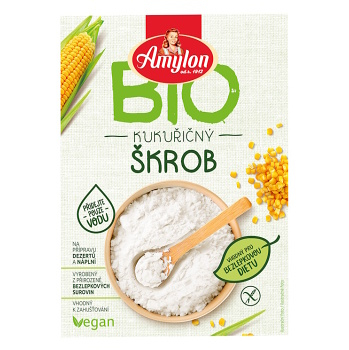 AMYLON Kukuřičný škrob bez lepku BIO 200 g (Bezlepkové přísady na vaření a pečení) - BIO
