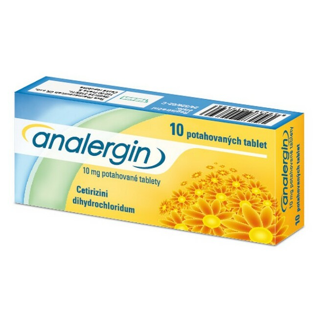 ANALERGIN 10 mg 10 potahovaných tablet
