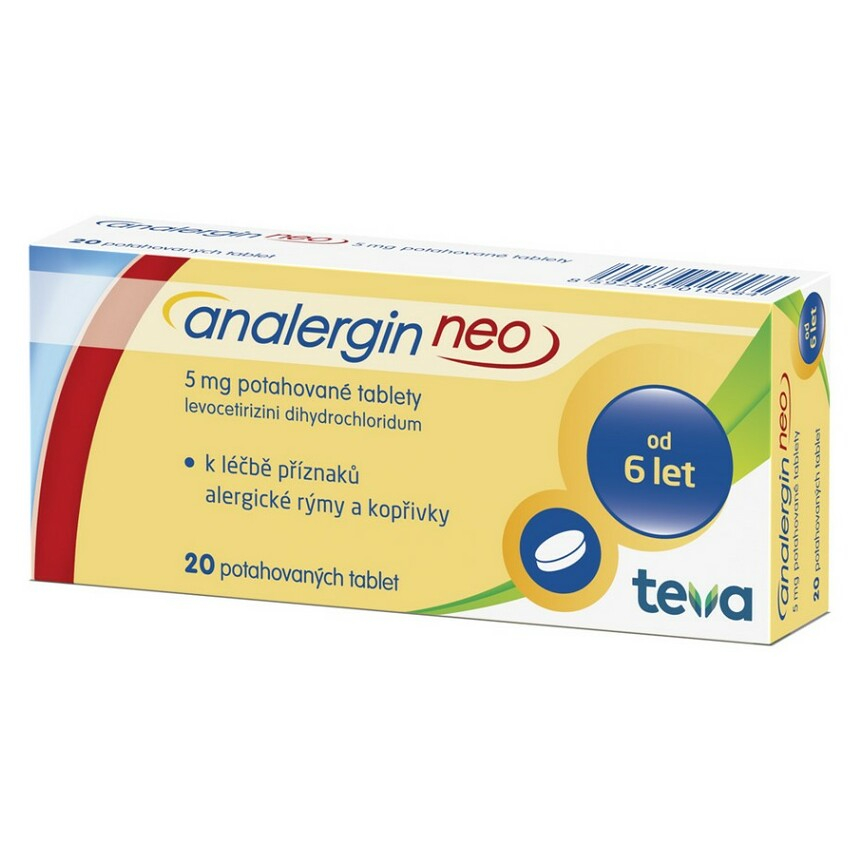 E-shop ANALERGIN Neo 5 mg x 20 tablet