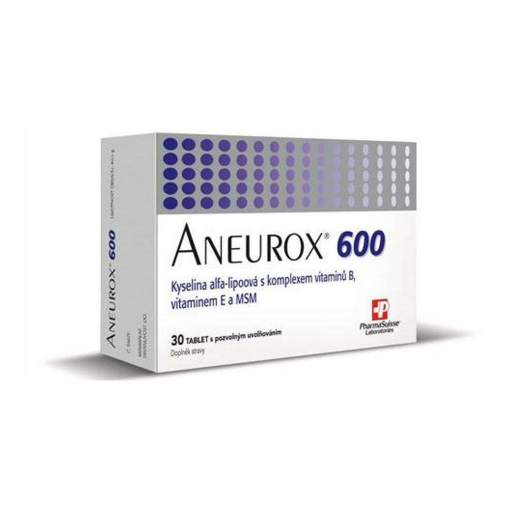 Levně PHARMASUISSE Aneurox 600 30 tablet