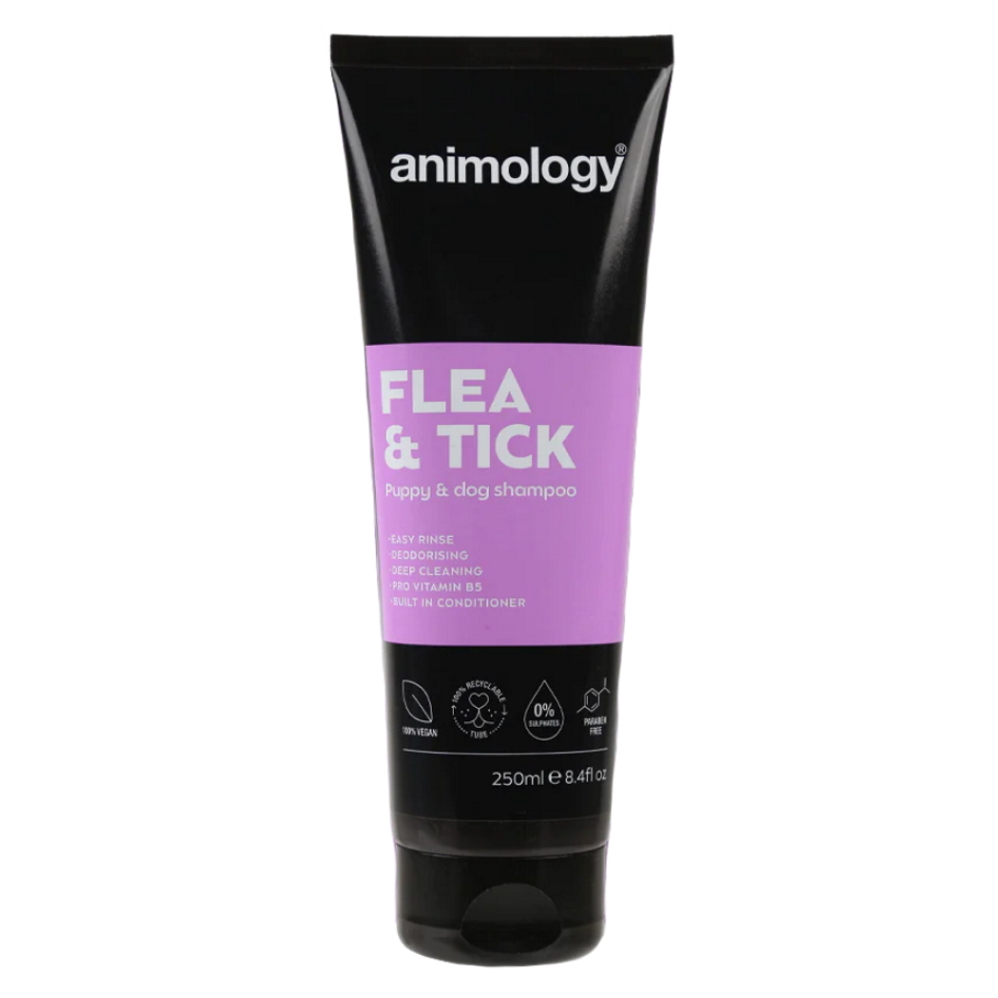 E-shop ANIMOLOGY Flea & tick antiparazitní šampon pro psy 250 ml