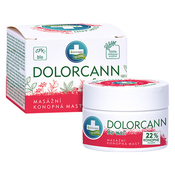 ANNABIS Dolorcann Konopná mast na klouby BIO 50 ml (Přírodní péče o tělo) - Přírodní, BIO