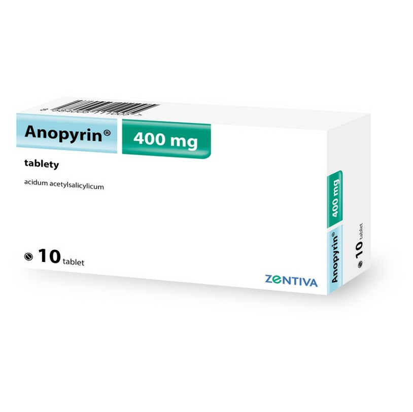 Levně ANOPYRIN 400 mg 10 tablet