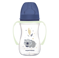 CANPOL BABIES Antikoliková lahev EasyStart sleepy koala modrá 240 ml