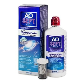 AOSEPT Plus HydraGlyde s pouzdrem 360 ml