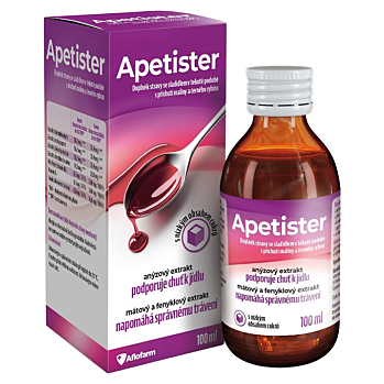 APETISTER sirup 100ml (Na podporu trávení a vylučování) - Vícesložkové