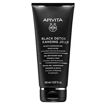 APIVITA Black Detox Cleansing Jelly Černý čisticí gel 150 ml (Přírodní čištění pleti) - Přírodní