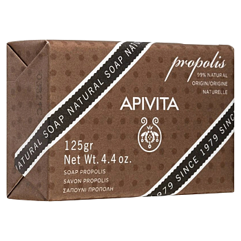 APIVITA Natural Soap Propolis Přírodní mýdlo 125 g (Přírodní přípravky na sprchování a mytí) - Přírodní